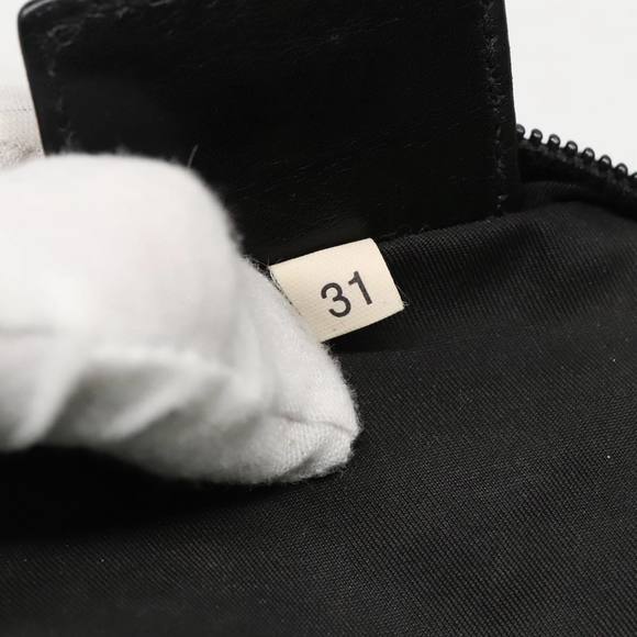 PRADA Shoulder Bag Nylon Black Silver Auth 95371 - Picture 12 of 16